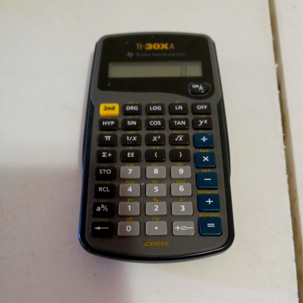 Ti-30xa Texas instrument calculator